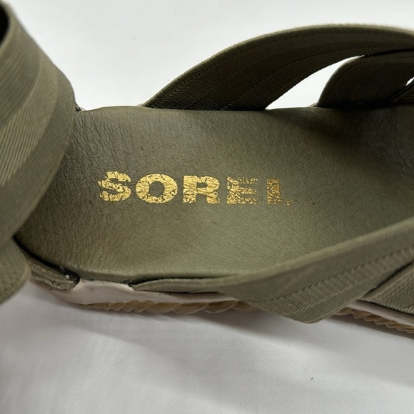 Sorel Green Gladiator Sandals Size 8.5 MCS5977K - Picture 6 of 7